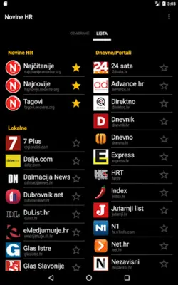 Novine Hrvatska android App screenshot 1