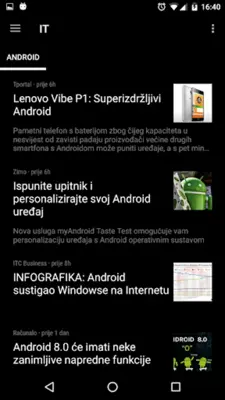 Novine Hrvatska android App screenshot 4